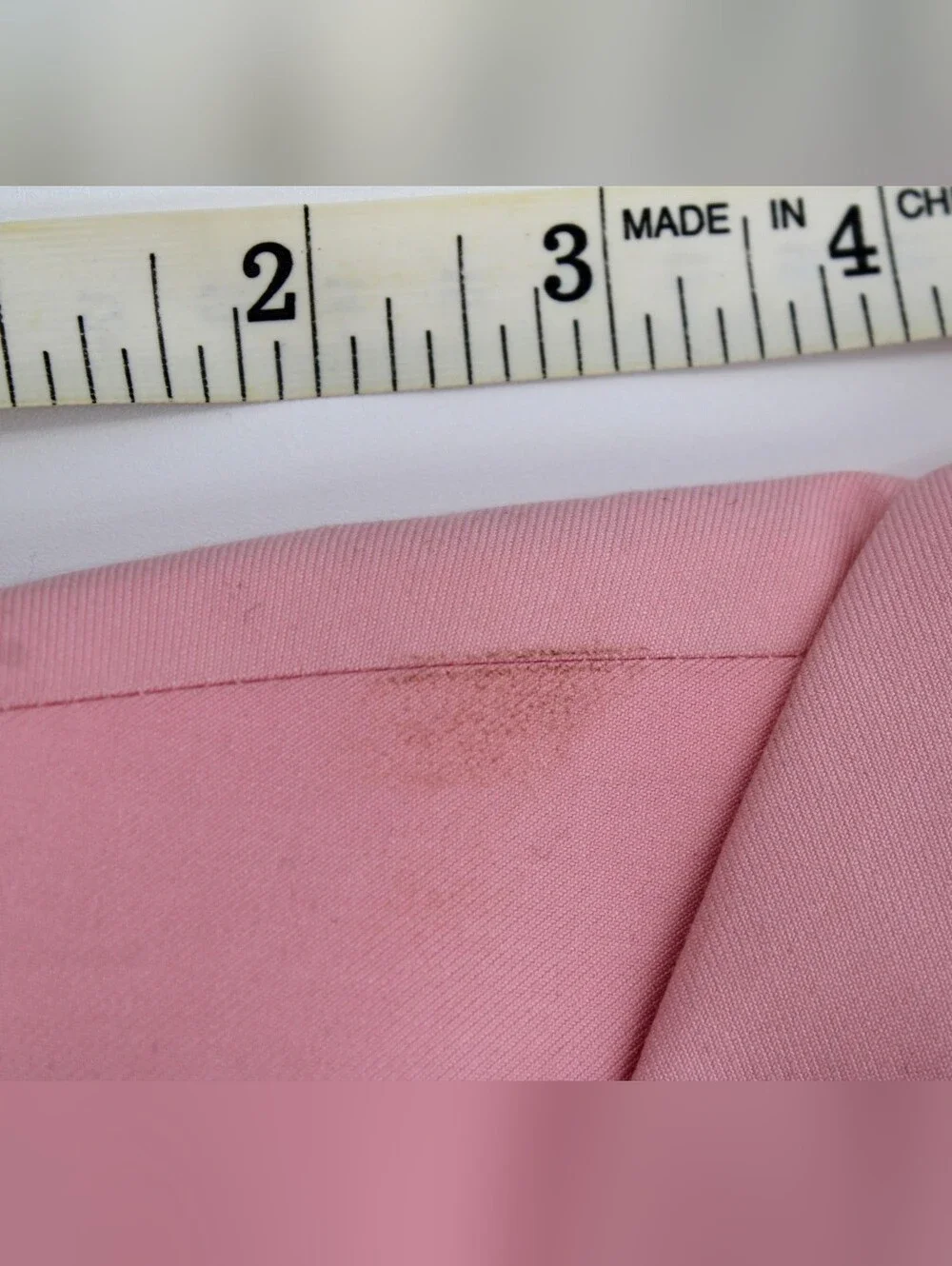 MOGU Pink Double Breasted 2-Piece Suit 30/29 Custom Cross Patches Prom Wedding